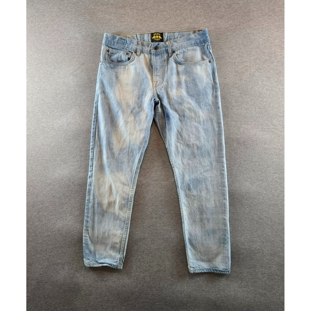 Brave Star Selvage Selvedge A Cone Blue‎ Jeans Mens 35x29 Light Wash Made in USA